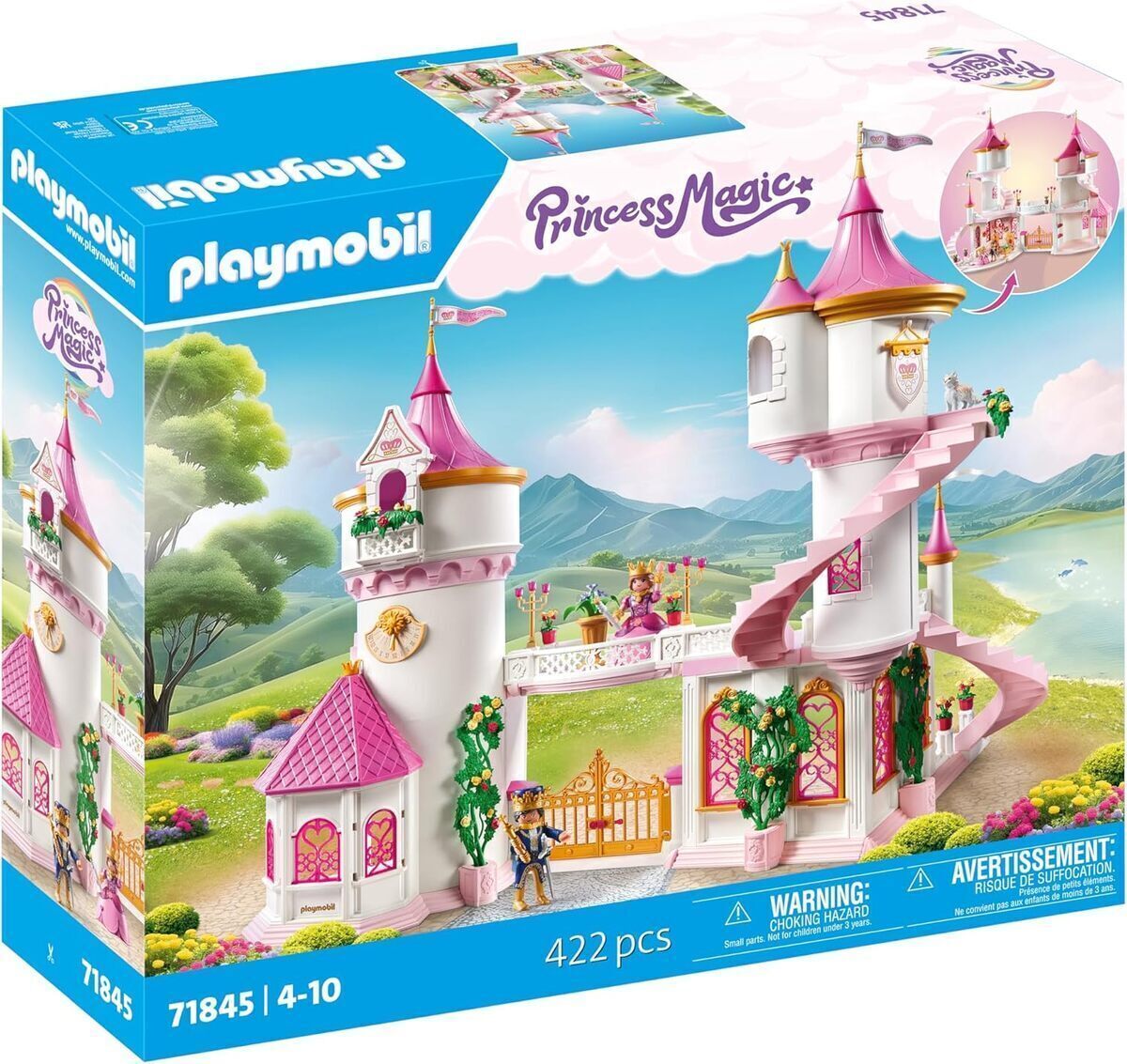 Test : playmobil 71845 palais royal magique, 421 pièces fabuleuses