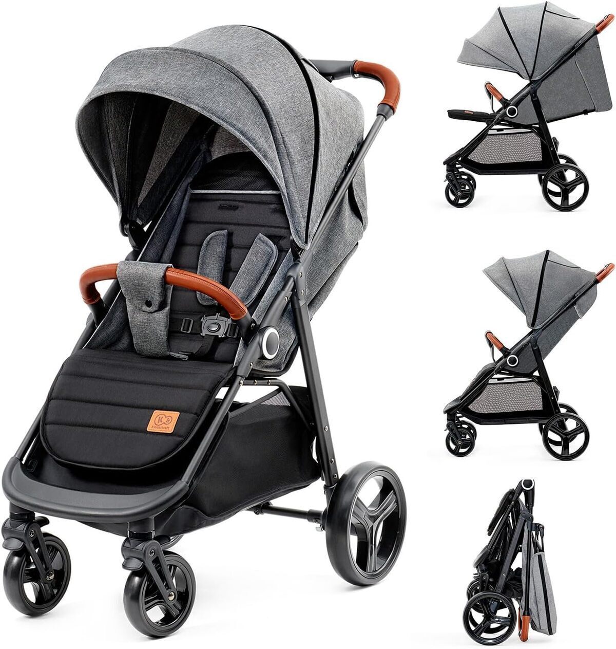 Test : poussette canne Kinderkraft Grande Plus, pratique et fonctionnelle
