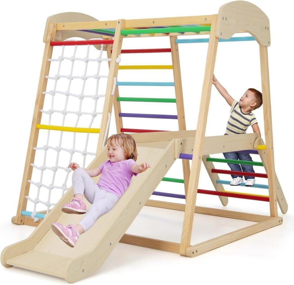 Test : structure d'escalade Montessori Goplus 6 en 1