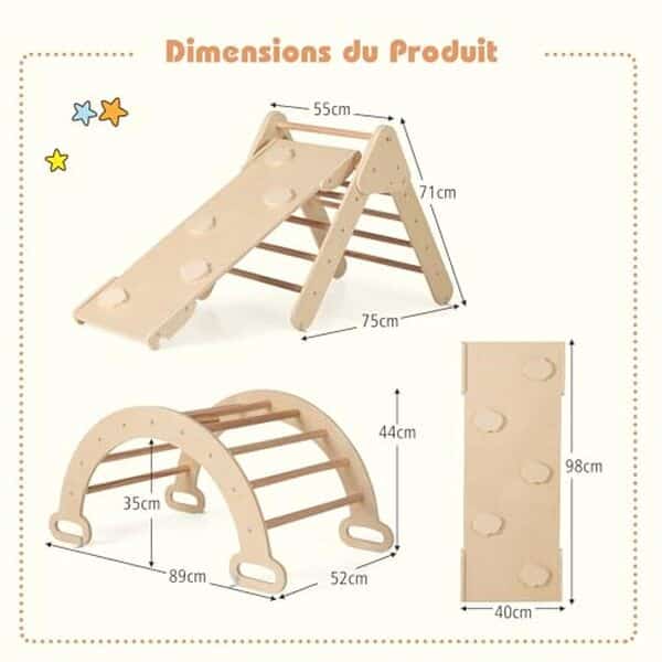Dรฉcouvrez notre test dรฉtaillรฉ de l'arche Montessori Goplus 7 en 1 : polyvalence, avantages et conseils pour choisir le meilleur jouet d'รฉveil pour votre enfant.
