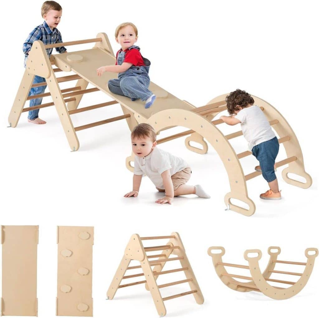 Test de l'arche Montessori Goplus 7 en 1 : polyvalence pour enfants